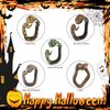 6 Pieces Toy Snake Bracelet PVC Simulation Snake Wrist Band Fake Snake Wristband Halloween Prank Toys Scary Mischievous Toys Party Supplies Realistic Snake Bracelet for Adults Teens