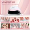 eodci 168W UV LED Nail Lamp, UV Light for Nails Dryer for Gel Nail Polish Curing Lamp, Auto Sensor, Professional Nail Light…