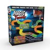 Ontel Magic Tracks 10 Foot Glow In The Dark Bendable Flexible Racetrack with LED Light-Up Race Car, Educational Playset Birthday Gift for Ages 3+