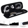 iDream365 Small Pencil Case Holder for Pencils,Hard Pen Case for Executive Fountain Pens,Ballpoint Pens-Black
