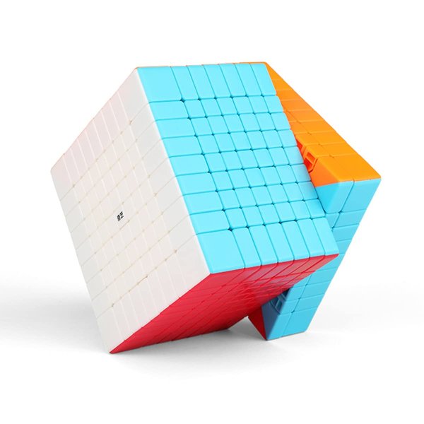 HELLOCUBE QY 9x9 Stickerless Bright Magic Cube 9x9x9 Speed Cube Puzzle Game Toys
