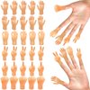 30 PCS Finger Hands,Mini Finger Hands,Premium Rubber Tiny Finger Hands Realistic Design Hand Toy for Easter Day Party Favors Prank Hand Gag Performance (6 Style)