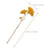 2pcs Flower Hair Stick Ginkgo Leaf Hair Stick Hair Clips Vintage Bun Hairpins Chinese Hair Chopsticks Chignon Pin Flower Hair Clip for Women