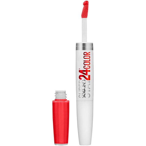 Maybelline New York Superstay 24 Liquid Lipstick, Steady Red-Y
