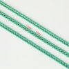 YOUBEIYEE 9.8 Feet Gold Plated Brass Chains Bulk Bluish Green Enamel Arrow Cable Jewelry Chain for Jewelry Making with Jump Rings and Lobster Clasps Jewelry Supplies