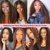 P4/30 Highlight Human Hair Bundles Deep Wave Bundles Human Hair 20 22 24Inch Human Hair Deep Wave Human Hair Bundles Ombre Brown Bundles Human Hair Double Weft Hair Extensions (P4/30-ST-20 22 24)