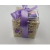 Spa Pure LAVENDER Bath Bombs: GIFT SET with 6 bath bombs in clear gift cube