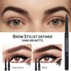 XYFZBL Waterproof,Triangular Eyebrow Pencil, Mechanical Pencil,Draws Tiny Brow Hairs and Fills in Sparse Areas and Gaps(dark brown)