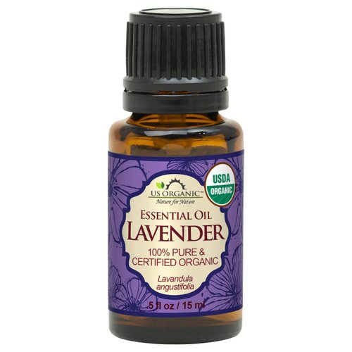 US Organic 100% Pure Lavender Essential Oil, Directly sourced from Bulgaria, USDA Certified Organic, Undiluted, for Diffuser, Humidifier, Massage, Skin, Hair Care, Non GMO, 15 ml