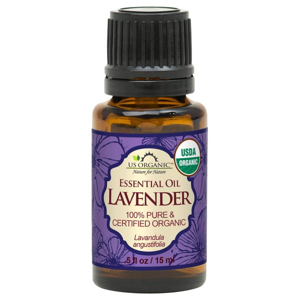 US Organic 100% Pure Lavender Essential Oil, Directly sourced from Bulgaria, USDA Certified Organic, Undiluted, for Diffuser, Humidifier, Massage, Skin, Hair Care, Non GMO, 15 ml