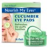 Fran Wilson NOURISH MY EYES Cucumber and Green Tea Pads - 36 Pads each (PACK OF 6) At-Home Spa Treatment to refresh and decrease puffiness under the eyes