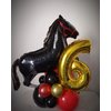 4 Pack Giant Horse Balloons Horse Themed Balloons gallant horse balloons for Horse Party Themed Birthday Party Decorations Supplies
