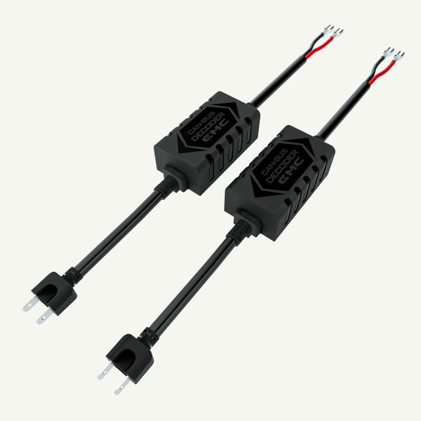HIKARI PAIR Conversion Kit Foglight Canbus Error Free Anti Flickering Resistor Decoder - H13 9008
