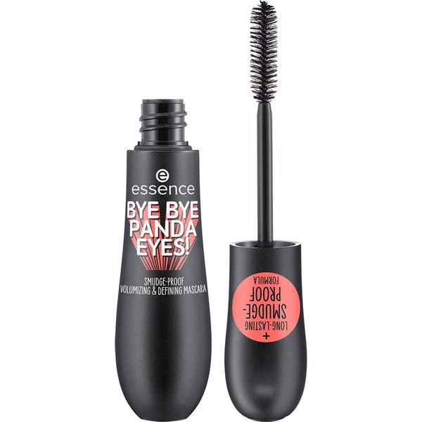 essence | Bye Bye Panda Eyes Tubing Mascara | Smudge-proof, Volumizing definition | Vegan, Paraben Free, Oil Free | Cruelty Free (Pack of 1)