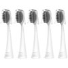 Replacement Toothbrush Heads with Covers for Burst (5 Count, White)