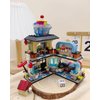LUOGFYNI Japanese Street View Shaved Ice Shop Building Blocks Set, Ice Cream Store Simulation Creative Model, Mini Bricks Construction Building Toy, Gifts for Adults Kids (1219)