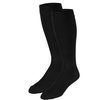 Truform Travel Compression Socks for Men and Women, 15-20 Knee High Over Calf Length, Navy, Small