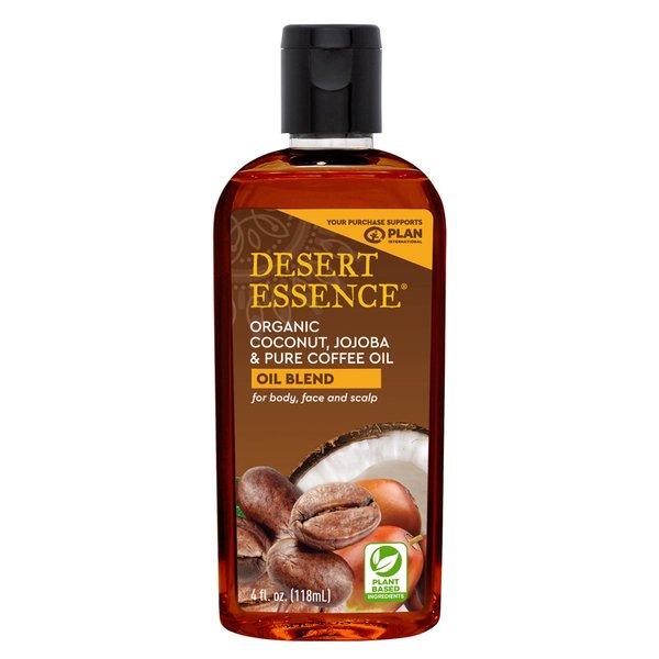 Desert Essence Organic Coconut with Jojoba and Pure Coffee Oil - 4 fl oz