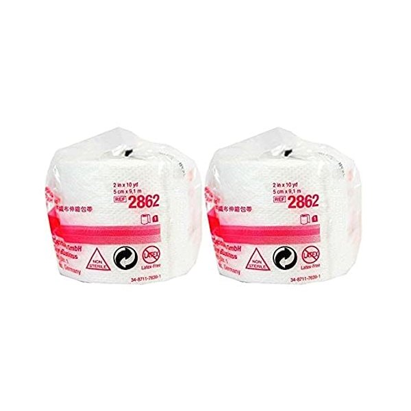 3m 2862 Medipore H Soft Cloth Surgical Tape 2" x 10 Yards - 2 Rolls