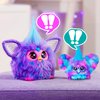 Furby Furblets Luv-Lee Mini Friend, 45+ Sounds, K-Pop Music & Furbish Phrases, Electronic Plush Toys, Purple & Blue, Kids Easter Basket Stuffers or Gifts, Ages 6+