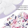 Baby Car Seat Head Support for Newborn,Pea Pod 2 in 1 Infant Car Seat Head Body Support for Girls Extra Soft Breathable Baby Car Seat Cushion Insert for Strollers, Swings, and Bouncers, Pink Floral