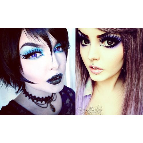 Elegant Lashes #301 The ORIGINAL Drag Queen Lash (Pack of 2) | Thick Long Black 100% Human Hair False Eyelashes for Drag Halloween SFX Burlesque Dance Rave Costume