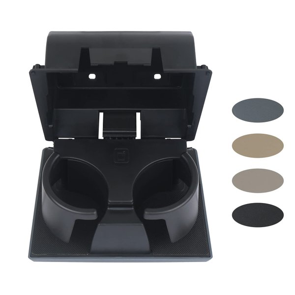 TQPONLY Dashboard Cup Holder Compatible with F250 F350 F450 F550 Super Duty 2008-2016 Replaces 8C3Z-2513562-AC (Gray)