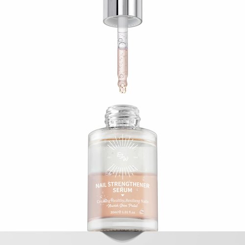 EJW Nail Strengthener Serum - Nail Growth Treatment for Thin, Weak, and Damaged Nails with Licorice Root, Jojoba Oil, and Sodium Hyaluronate (1.01 fl oz)