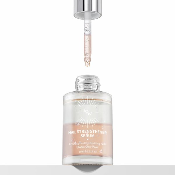 EJW Nail Strengthener Serum - Nail Growth Treatment for Thin, Weak, and Damaged Nails with Licorice Root, Jojoba Oil, and Sodium Hyaluronate (1.01 fl oz)