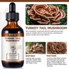 Mushroom Drops for Cats, Natural Cat Immmune Mushroom Liquid Drop with Turkey Tail Mushroom Extract for Immune Support, Digestive & Joint Mobility, Pet Mushroom Herbal Supplement - 2 fl oz (60 ml)