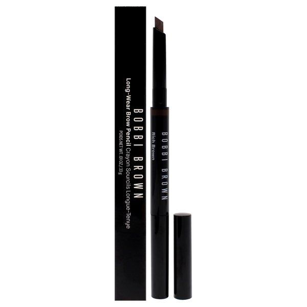 Long Wear Brow Pencil - 8 Rich Brown by Bobbi Brown for Women 0.1 oz Eyebrow Pencil