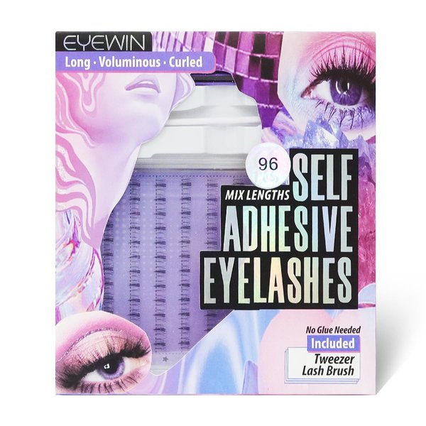 Bottom Lash Clusters Eyelash Extensions: Self-adhesive Lower Eyelash Cluster kit, 96pcs Natural Look Lashes extension for Bottom Eyelashes 6mm (Bottom - XYM)