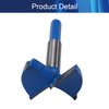 Hegebeck Forstner Drill Bits 2" Woodworking Hole Saw Boring Drill Bits Carbide Wood Drilling Cutter with 2/5inch Hex Handle for Wood Plastic Plywood