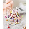 LUOGFYNI Mini Christmas Gingerbread House Building Blocks, Creative Christmas Snowman/Tree Scene Display Toy Set, Santa Claus Gift Store, a Great Holiday Idea Present for Friends Kids (788pcs)