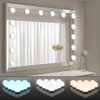 Vanity Lights for Mirror,Premtess Hollywood Style Vanity Lights with 14 dimmable Bulbs,Adjustable Color & Brightness,USB Cable(No Mirror Include)