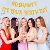 BEISHIDA Gold Go Shawty It's Your Birthday Banner,NO DIY,Hip Hop Theme Happy Birthday Banner,21st, 30th, 40th, 50th, 60th, 70th Birthday Decorations,Birthday Party Supplies and Gifts