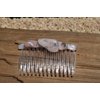 Pink Opal Stone Hair Comb
