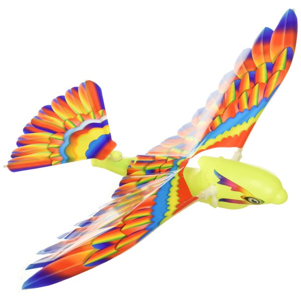 Schylling Tim Bird Flying Toy - Rubberband-Powered Mechanical Bird that Really Flies - Wings Flap and Flies 50 Feet - Ages 7 and Up