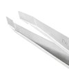 Tweezerman Stainless Steel Slant Tweezer - Eyebrow Tweezers for Women and Men (Platinum Silver)