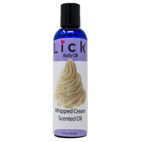 LICK Whipped Cream Scented Body Oil - Vitamin E Infused, Moisturizing & Hydrating Body Oil Gel for Women, Soothing Aromatherapy Experience - Antioxidant Protection, Natural & Gentle Body Oil