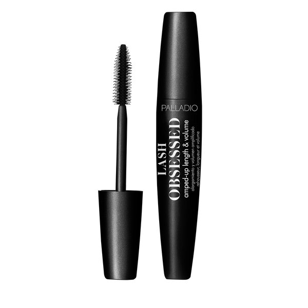 Palladio Lash Obsessed Mascara, Extreme Definition Lengthening Mascara, Amplifies Volume & Fullness, Evenly Coats Lashes, Lucious Length, Natural lengthening, No Smudging, All Day Wear, Black