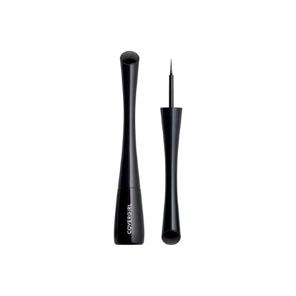 COVERGIRL Get In Line Liquid Eyeliner, Black Vinyl, 0.08 fl oz (2.5 ml) (Pack of 20)