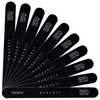 Makartt Nail File 100 180 Grit Emery Boards for Nails 10pcs Black Nail Files Professional Washable Doubled Sides Nail File Kit for Natural Acrylic Nails Coarse for DIY Salon Use