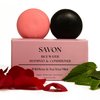 Premium Rice Water Shampoo Bar and Conditioner Bar for Hair Health | USA | Organic Shampoo & Conditioner for Strengthening Hair | Rice Water Shampoo Bar & Conditioner | Paraben Free, 2pc Set