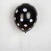 Efavormart 25 Pack | 12" Black and White Fun Polka Dot Latex Party Balloons