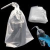 300pcs Tattoo Wash Bottle Bags,Thicken Disposable Squeeze Bottle Bags,for Tattoo Bottles Tattoo Supplies Tattoo Kits (Transparent)
