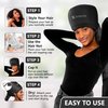 Net Plopping Cap for Drying Curly Hair - Hair Dryer Bonnet Diffuser Cap for Curly, Speeds Up Drying Time, Safety Deep Conditioning at Home - Portable, Adjustable