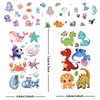 Cartoon Animals Tattoos for Kids,30 Sheets Mixed Styles Temporary Tattoos Stickers Set Dinosaur,Mermaid,Marine Life Tattoos for Birthday Parties,Group Activities,Toy Goody Bag Stuffers (Animal)