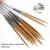 Mdoker Bamboo Circular Knitting Needle Size 7 16 Inch Circular Knitting Needles for Handmade Knitting DIY and Any Weaven Yarn Projects(US Size 7,4.5mm)
