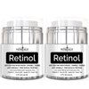 NEW AGE Retinol Cream Neck & Facial Moisturizer Serum with Hyaluronic Acid, Vitamin E - Anti Aging Formula Reduces Wrinkles, Fine Lines-Day and Night Cream 1.7 Fl Oz - 2 Pack - Retinol